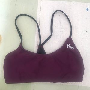 Kauai Bikini Plum Top